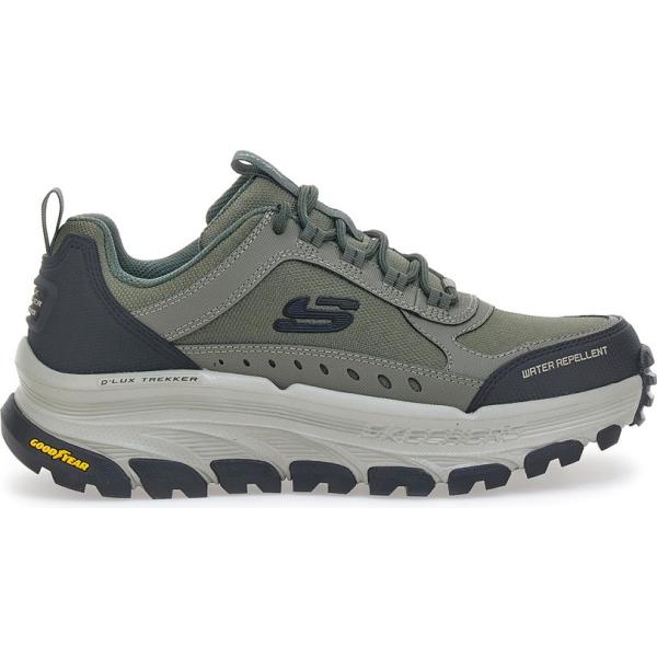 scarpe stringate Skechers grigio