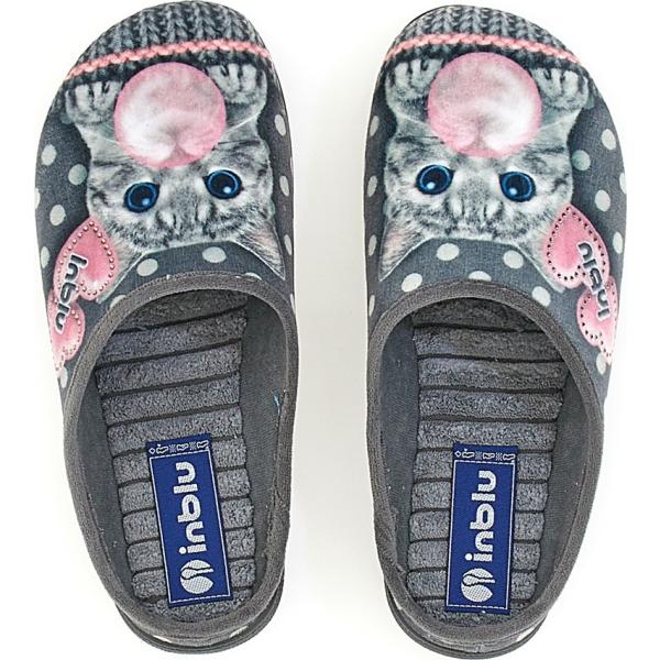 pantofole Inblu grigio