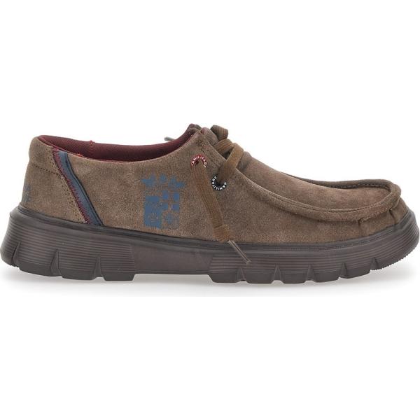 scarpe stringate Marina Militare marrone
