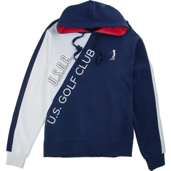 felpe con cappuccio Us Golf Club blu
