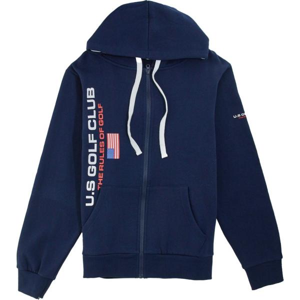 felpe con cappuccio Us Golf Club blu