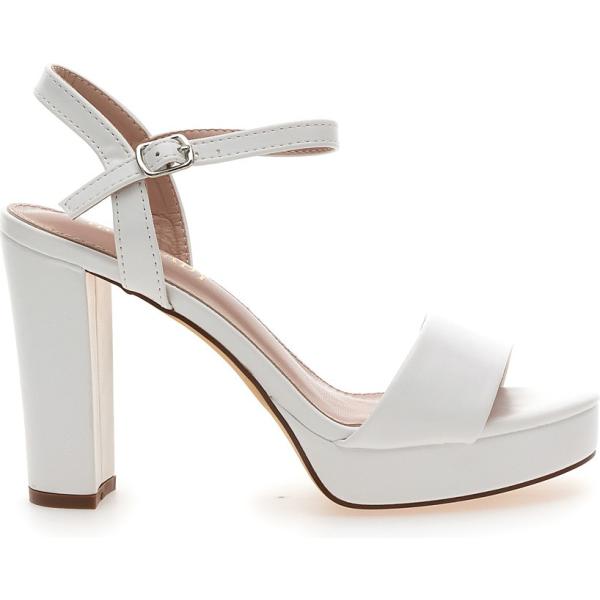 sandali col tacco First Lady bianco