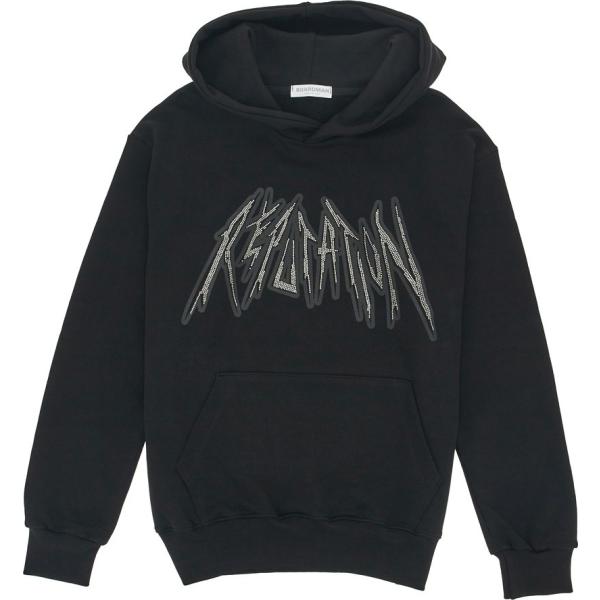 felpe con cappuccio Boardman nero con stampe