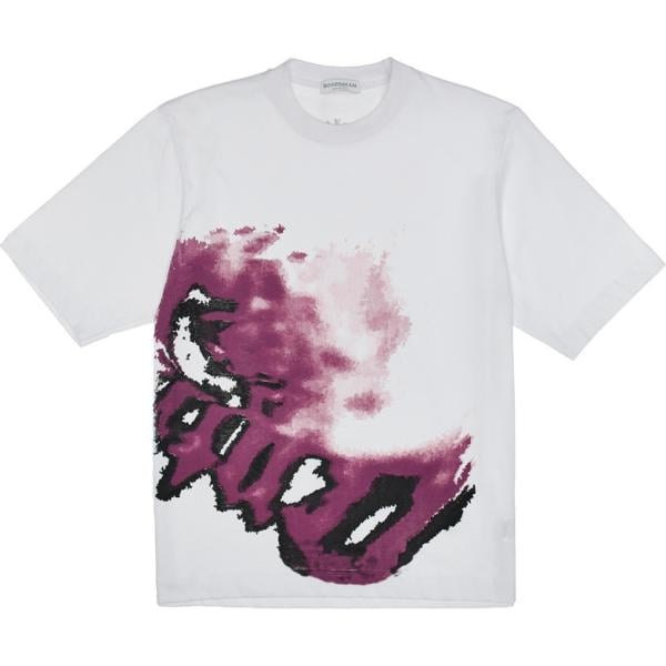 t-shirt Boardman bianco con stampe