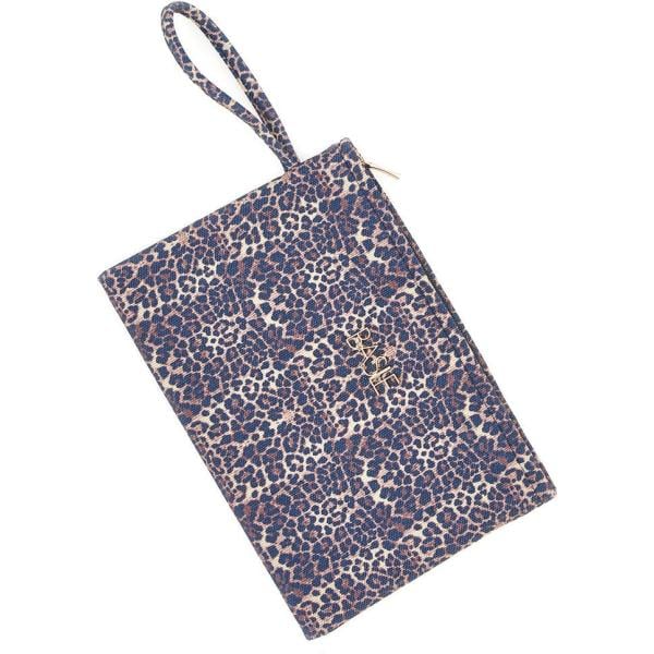 pochette Basile grigio animalier