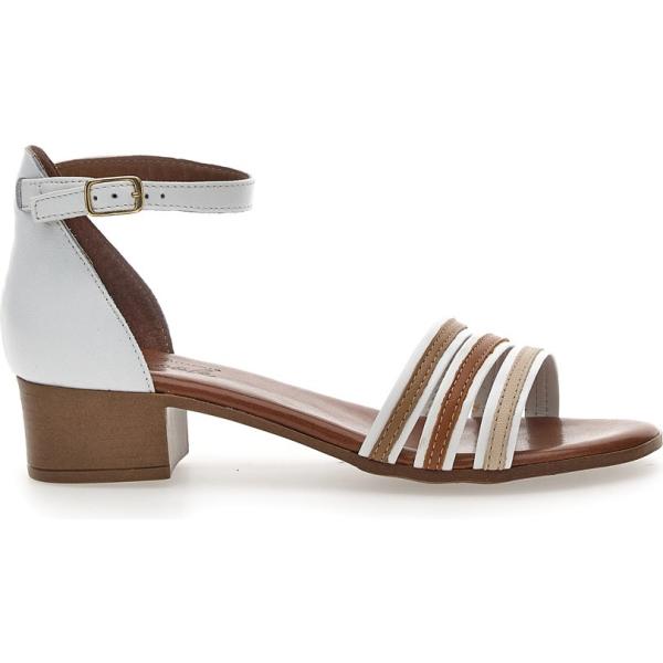 sandali in pelle Pittarello LOOK bianco