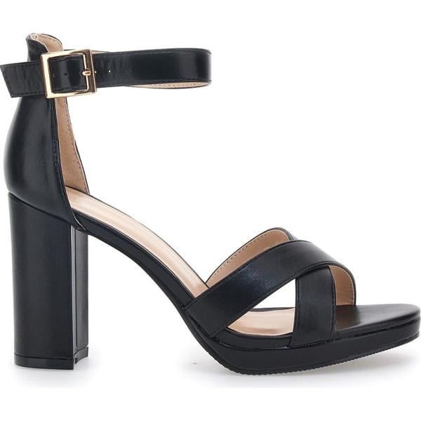 sandali col tacco Le Havre Paris nero