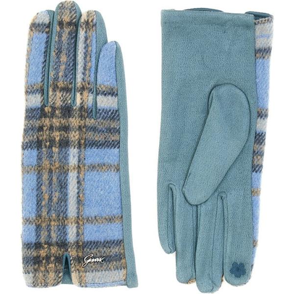 guanti Class blu scozzese