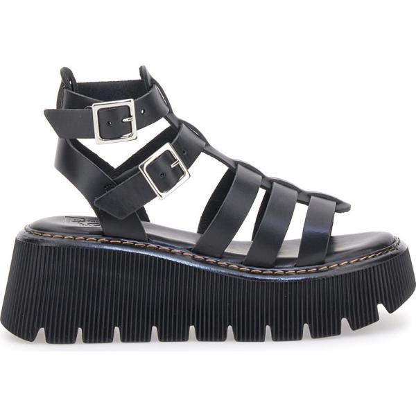 sandali in pelle Pittarello ROCK nero