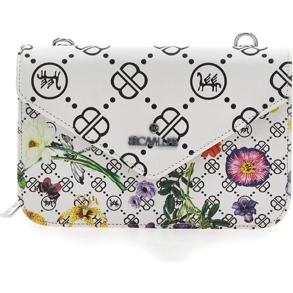 borse a tracolla B. Cavalli bianco a fiori