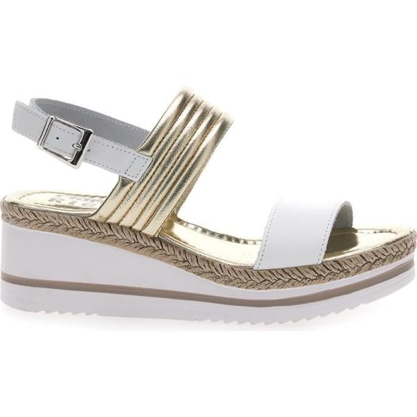 sandali in pelle Prima Riga bianco