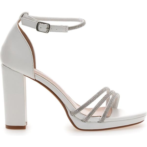 sandali col tacco First Lady bianco