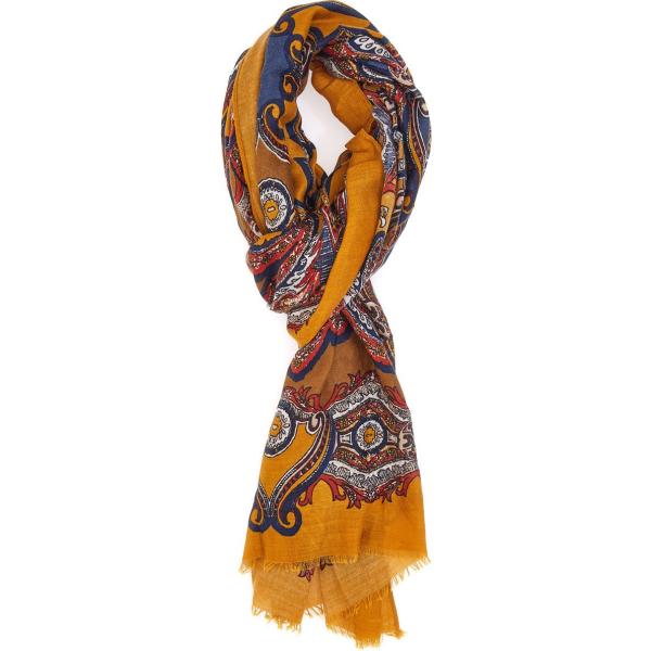 foulard Class marrone a fiori