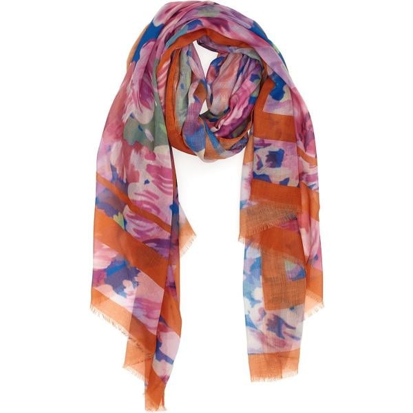 sciarpe Gmv marrone a fiori