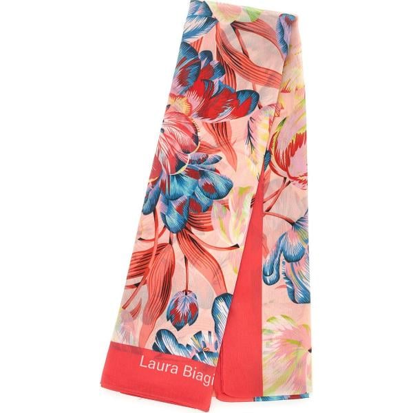 foulard Laura Biagiotti multicolore a fiori