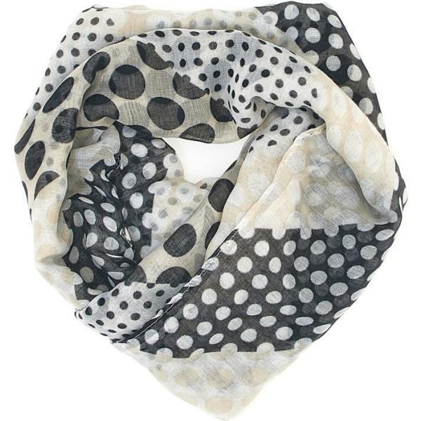 foulard Coveri multicolore a pois