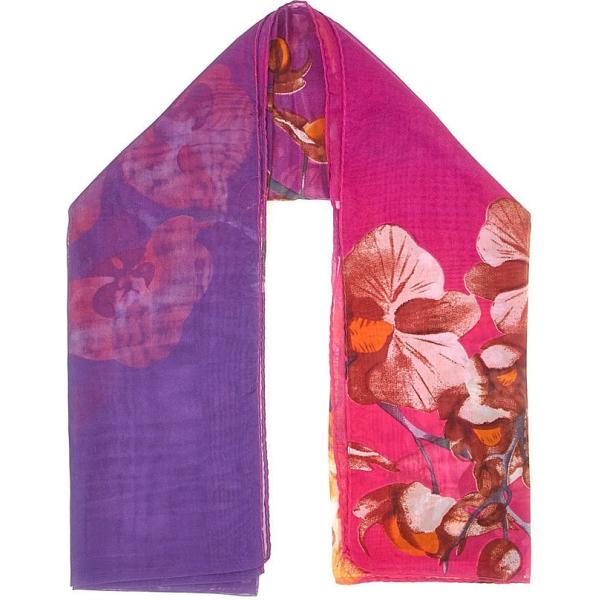foulard Coveri viola a fiori