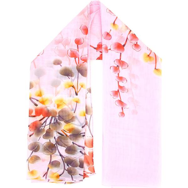 Foulard da donna in rosa chiaro con stampe Coveri