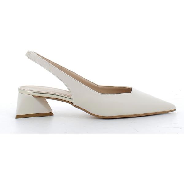 sandali in pelle Hodea bianco
