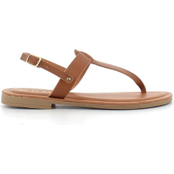 sandali in pelle Gdm marrone