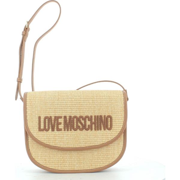 borse a tracolla Love Moschino marrone