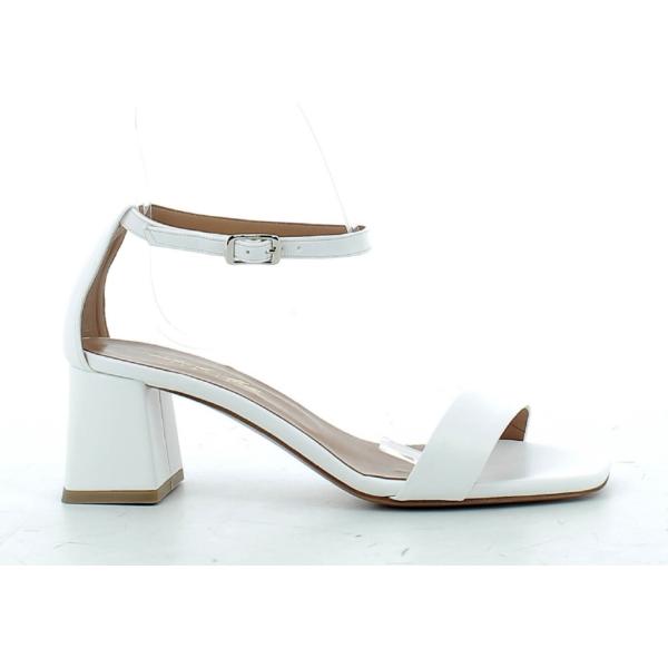 sandali in pelle Giulia De Mille bianco
