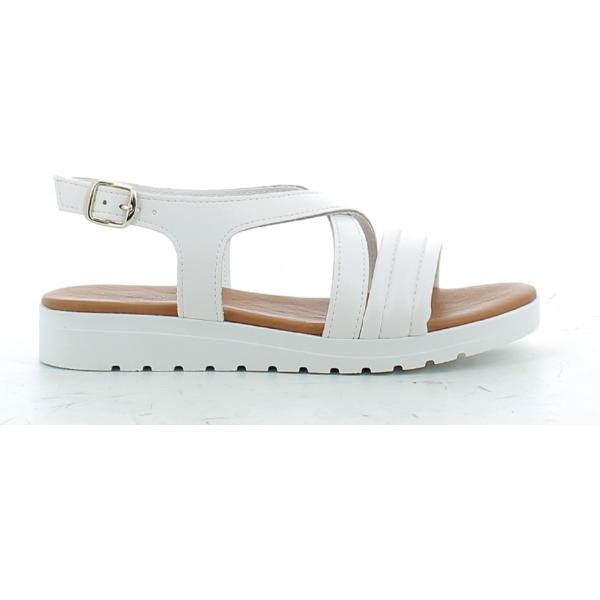 sandali in pelle Hodea bianco