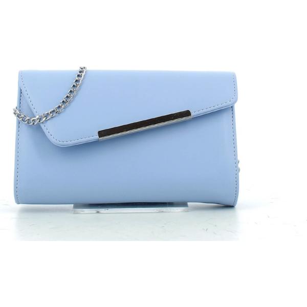 clutch Giulia De Mille blu