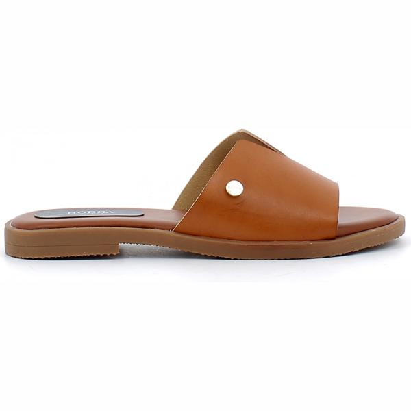 sandali in pelle Hodea marrone