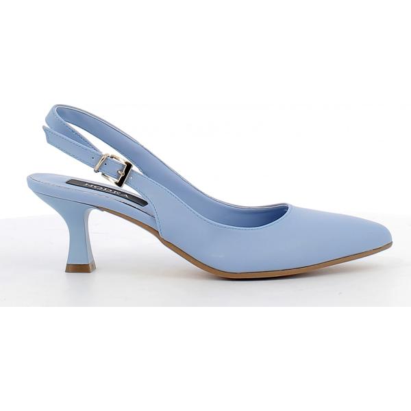 sandali in pelle Hodea bianco