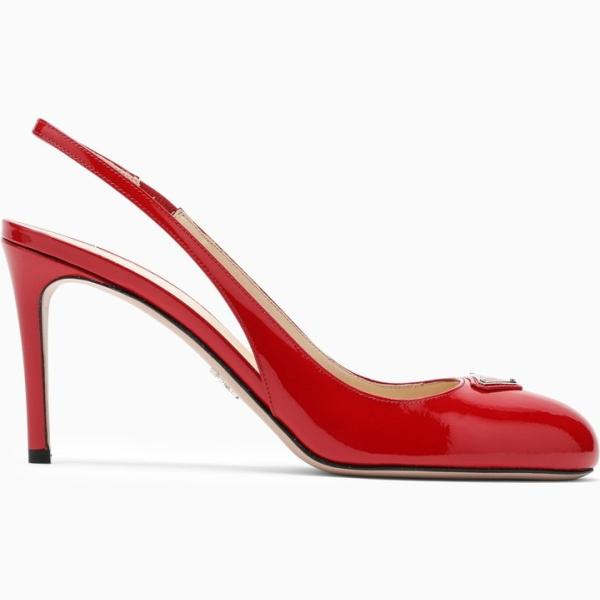 décolleté Prada rosso