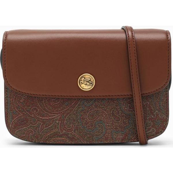 borse a tracolla Etro marrone paisley