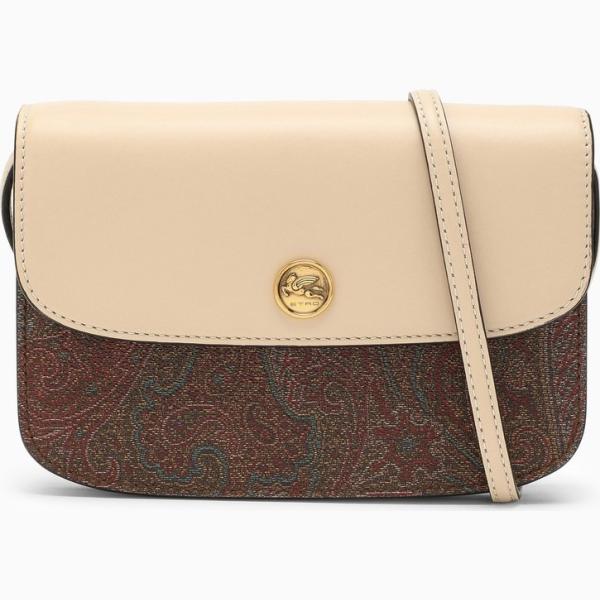borse a tracolla Etro marrone paisley