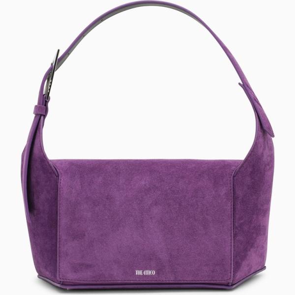 borse a spalla The Attico viola geometrica
