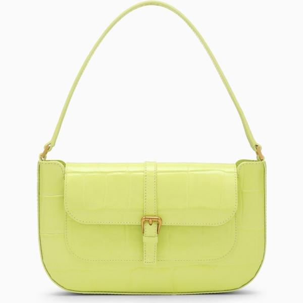 borse a spalla By Far giallo con stampe