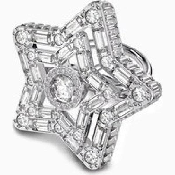 anelli Swarovski grigio