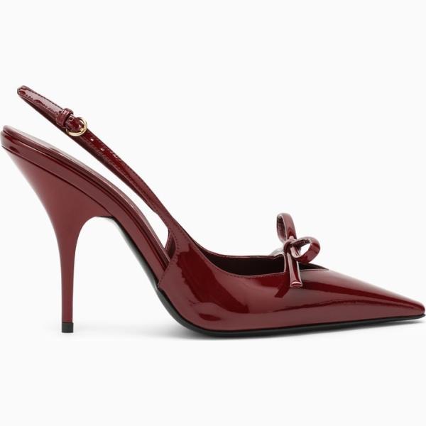 scarpe col tacco Miu Miu marrone