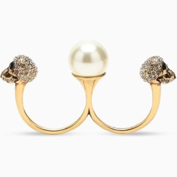 anelli Alexander McQueen bianco