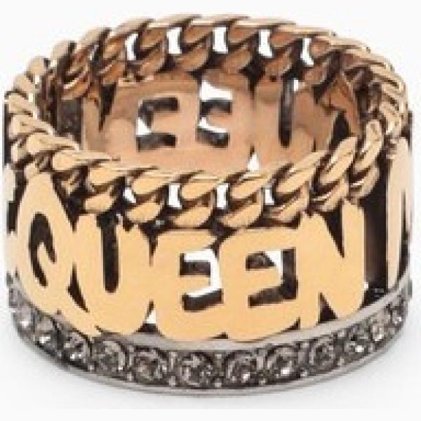 anelli Alexander McQueen multicolore