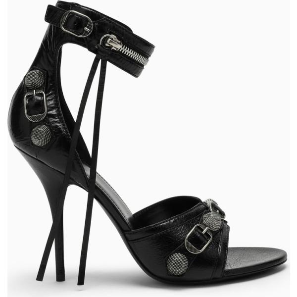 sandali in pelle Balenciaga nero