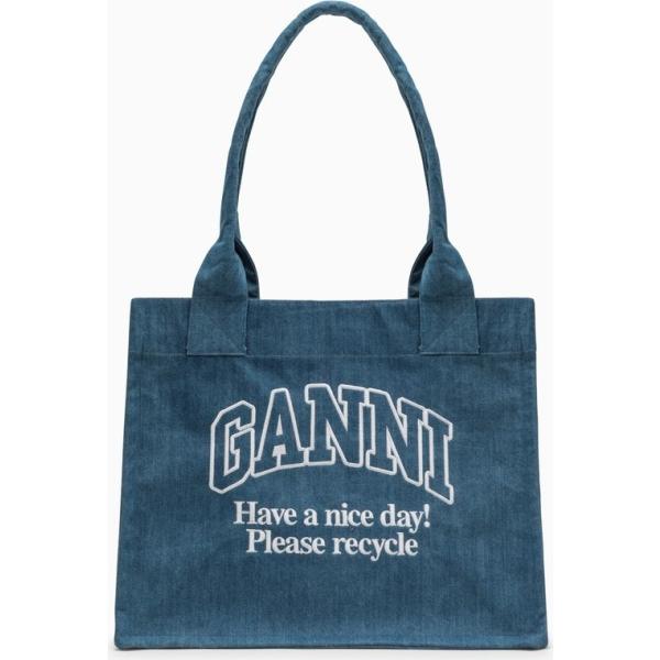 shopping bag Ganni blu