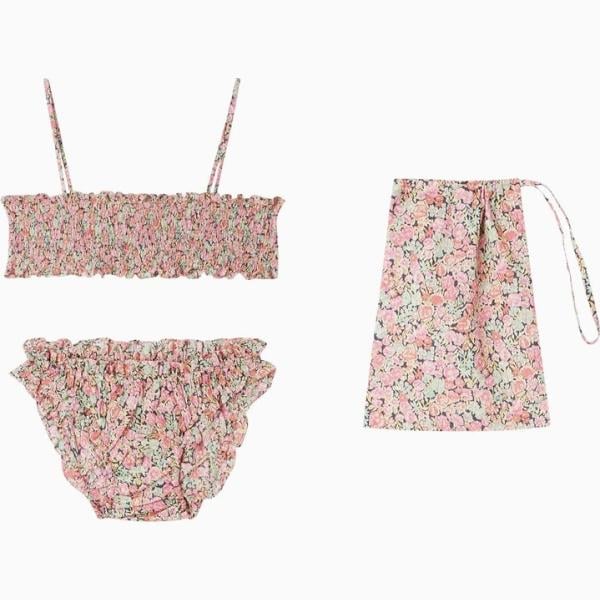 bikini Bonpoint rosa a fiori