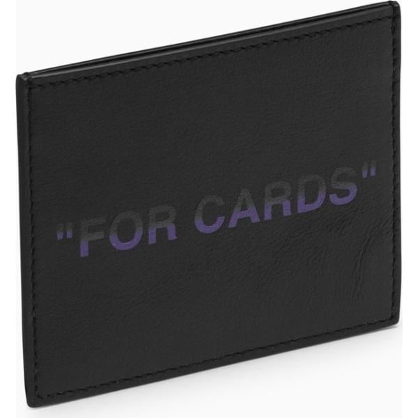 portafogli Off-White™ nero con stampe