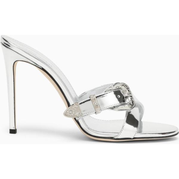 sandali in pelle Paris Texas grigio