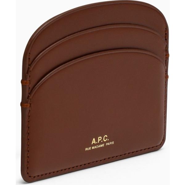 portafogli A.p.c. marrone con stampe