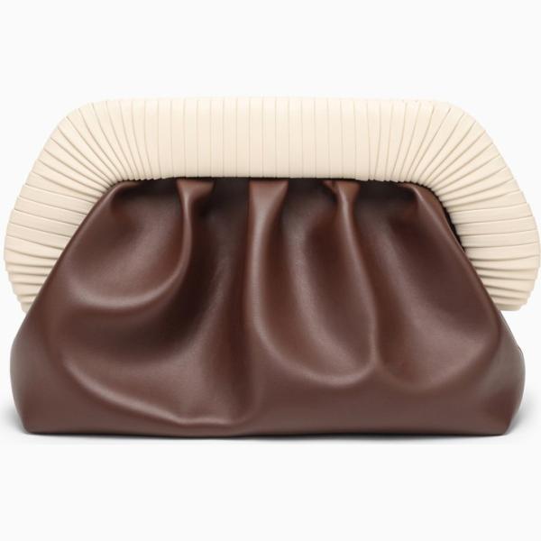 clutch THEMOIRè marrone