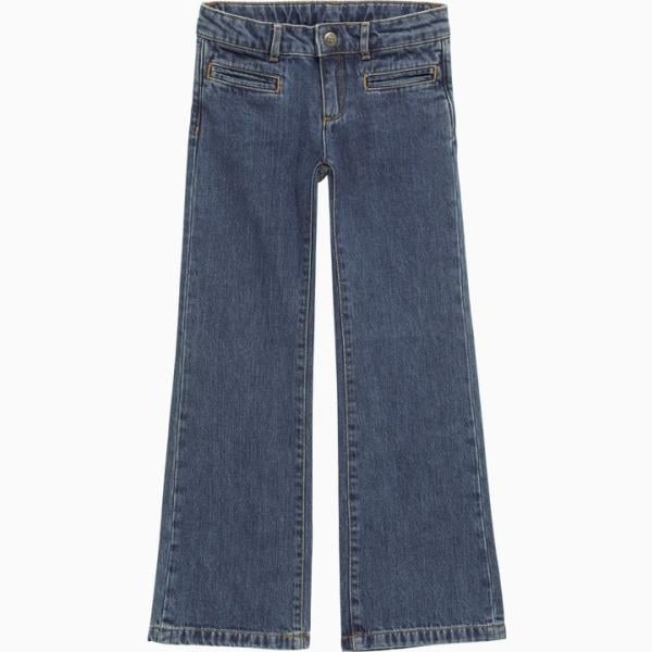 jeans a zampa Bonpoint blu