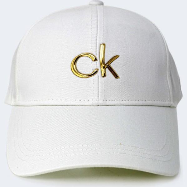 cappelli con visiera Calvin Klein bianco