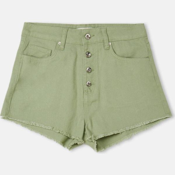 shorts Calliope verde tinta unita