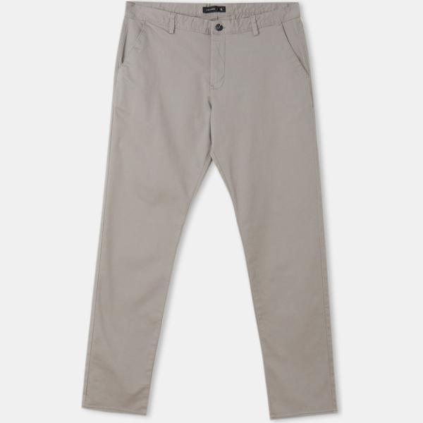 pantaloni chino Calliope grigio tinta unita